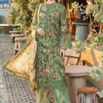 Maria B Unstitched Summer Suit – Printed Bana Dora Lawn with Chiffon Dupatta