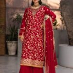 Premium EMB 3PC Zarmeen & Emaan Z.E-708